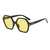 AUGEN Casual Hexagonal Plastic Unisex Sunglasses UV 400 Protected Large Size (197-C10)