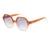 AUGEN Casual Hexagonal Plastic Unisex Sunglasses UV 400 Protected Large Size (197-C4)