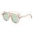 AUGEN Casual Pilot Plastic Unisex Sunglasses UV 400 Protected Large Size (198-C5)
