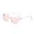 AUGEN Modern Hexagonal Plastic Unisex Sunglasses UV 400 Protected Large Size (199-C6)