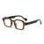 AUGEN Modern Rectangular Plastic Unisex Sunglasses UV 400 Protected Medium Size (201-C7)