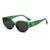 AUGEN Modern Cat Eye Plastic Women Sunglasses UV 400 Protected Medium Size (202-C2)