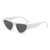 AUGEN Modern Cat Eye Plastic Unisex Sunglasses UV 400 Protected Large Size (206-C6)