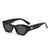 AUGEN Classic Cat Eye Plastic Unisex Sunglasses UV 400 Protected Medium Size (208-C1)