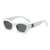 AUGEN Classic Cat Eye Plastic Unisex Sunglasses UV 400 Protected Medium Size (208-C7)