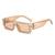 AUGEN Modern Rectangular Plastic Unisex Sunglasses UV 400 Protected Large Size (209-C3)