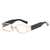 AUGEN Retro Rectangular Metal Unisex Sunglasses UV 400 Protected Medium Size (215-C6)