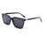 AUGEN Polarized Sunglasses | Square Acetate Frame | 1.10mm HD Polarized Lenses | UV Protection | Classic Design for Men & Women (M236-C3)
