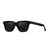 AUGEN Unisex Classic Square Sunglasses | Anti-Slip Frame | Designer Metal Pin | UV Protection | Multiple Lens Colors | Stylish Eyewear for Men & Women (M239-C1)