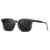 AUGEN Polarized Square Sunglasses for Men | Stylish UV Protection Eyewear with Anti-Slip Temple & 5-Barrel Hinge | Premium Frame for Outdoor, Travel, Driving  (M241-C3)