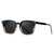 AUGEN Polarized Square Sunglasses for Men | Stylish UV Protection Eyewear with Anti-Slip Temple & 5-Barrel Hinge | Premium Frame for Outdoor, Travel, Driving  (M241-C5)