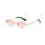 AUGEN Full Metal Sunglasses for Men & Women | UV400 Protected Hexagonal Frame | Trendy Retro Small Size Sunglasses for Stylish Look | Lightweight Unisex Sunglasses (M249-C5)