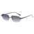 AUGEN Rimless Full-Metal UV400 Sunglasses for Men & Women | Lightweight Eyewear for Driving, Travel & Daily Wear | Scratch-Resistant Lenses (M250-C7)