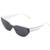 Augen Frameless Sunglasses for Women & Men – Trendy Oversized Shield Shades with Metal Arms, UV400 Protection, Lightweight Fashion Eyewear for Streetwear & Daily Style (M252-C2)