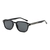AUGEN Trendy Square Sunglasses for Men & Women | UV400 Stylish Shades | Lightweight PC+CP Frame with Comfort Fit  (M256-C1)
