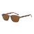 AUGEN Trendy Square Sunglasses for Men & Women | UV400 Stylish Shades | Lightweight PC+CP Frame with Comfort Fit  (M256-C6)