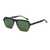 AUGEN Geometric Square Sunglasses for Men & Women | UV400 Protective Fashion Eyewear | Lightweight PC+CP Frame (M258-C4)