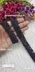 25966-C Black Gota Patti Samosa Jhalar Lace – 2 cm