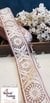 Thread Embroidered Flower & Leaves Light Pink Trim