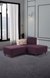 neudot Hailey Fabric Chaise Lounger LHS in Floral Paradise Purple Colour