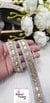 Gota Gold zari  Fusion Grey Fabric Embellishments