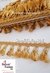 Antique Gold Knotted Design With Hanging Tassels Trim