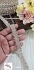 Rose Gold Light Gold Sequence Organza Border