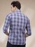 Men Regular Fit Checkered Medium Grey Shirt