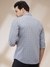 Men Regular Fit Checkered Medium Grey Shirt