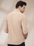 Men Regular Fit Solid Medium Fawn Shirt