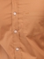 Men Regular Fit Solid Dark Brown Shirt