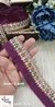 Wine Regal Floral Lace