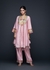 Pink Zoya Kali Kurta