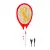 Large Battery Mosquito Bat with Big head Racquet with Light and Charging Wire (EN-2066MS | Red)