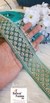 Gemstone Garden Sky Blue Embroidered Trim