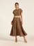 BROWN MARGO LONG DRESS