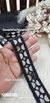 Black Semi-Circle Mirror Cutwork Lace