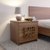 neudot Paris Bedside Table - Leon Teak (DIY)
