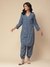 Blue Ramani Yarn-Dyed Kurta Set