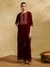 Burgandy Regal Affair Kurta Set