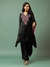 Black Solid Kurta Set