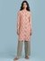 Pink Basle Kurta Set