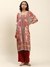 Red Tashkent Kaftan Set