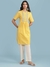 Yellow Lehar Kurta Set