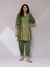 Green Areej Kurta Set