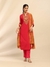 Red Naina Suit Set