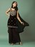 Brown Kanak Sharara Suit