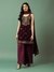 Wine Kanak Sharara Suit