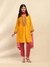 Yellow Rania Velvet Suit Set
