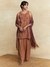 Brown Ridhi Solid Suit Set